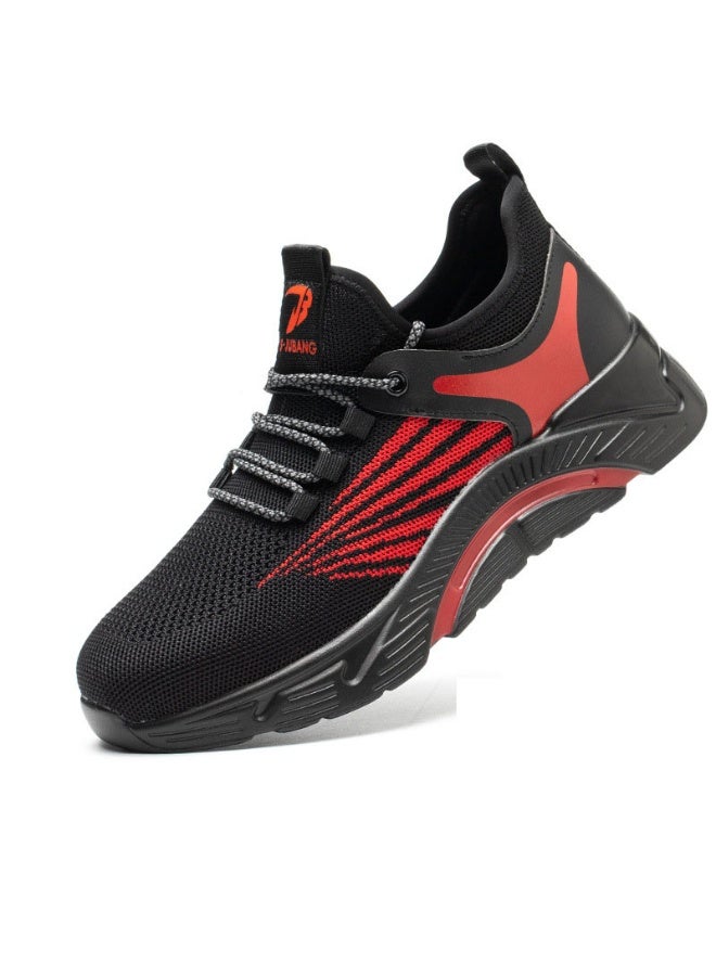 NIBEMINENT Safety Shoes Men Work Boots Steel toe shoes Puncture-Proof Work Sneakers Indestructible shoes Security Protection Shoes - Image 1