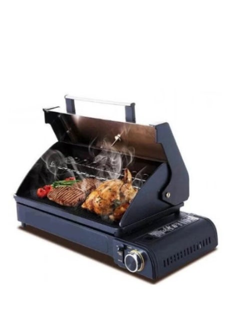Portable gas grill for multi-use trips with bag DLC-P3413