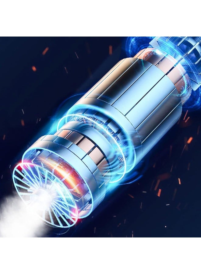 منفاخ كهربائي مع مخرج شحن تيب سي - خفيف وسهل الحمل Q - Image 3