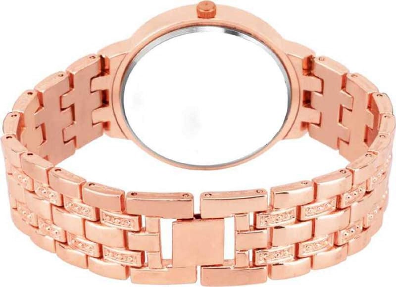 ZUPERIA Formal Analog Women's & Girl's Watch (Rose Gold Dial Rose Gold Colored Strap) - Image 4