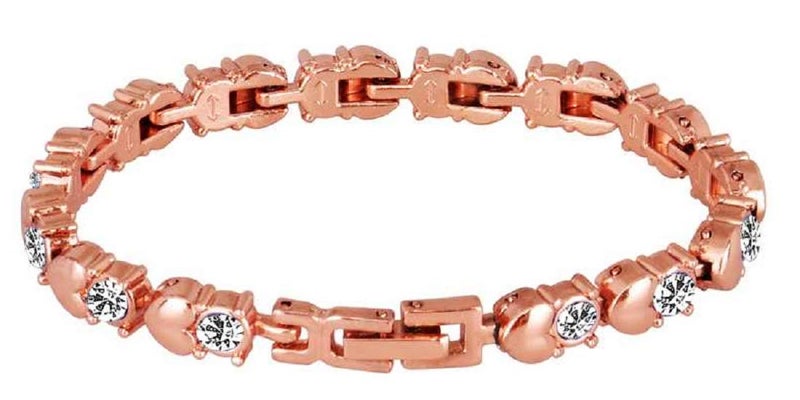 ZUPERIA Formal Analog Women's & Girl's Watch (Rose Gold Dial Rose Gold Colored Strap) - Image 5