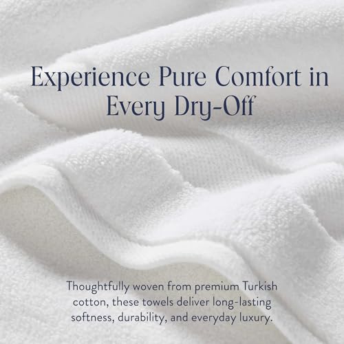 Brooklinen Super-Plush 100% Turkish Cotton Bath Towels - Set of 2-770 GSM, Highly Absorbent, Machine Washable, Perfect Bath Towel Set for Home & Bathroom (30" x 58", Solid White) - Image 5