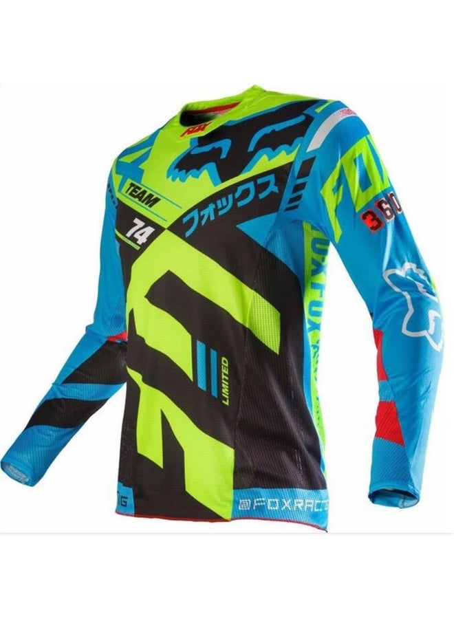Fox Men's Outdoor Cycling Suit Off-road Road Mountain Bike Cycling Tops - Image 1
