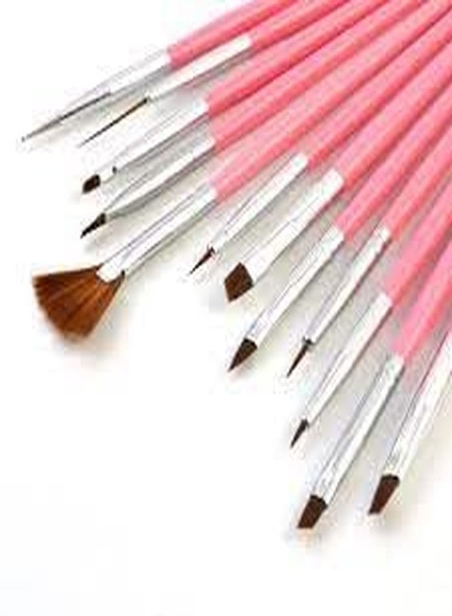 SPARKLING NAILON Nail Art Design Painting Tool Pen Polish Nail Brush | Acrylic Nail Art Design Painting Tool Pen Polish White Nail Brush Set-15 (pack of 1) - Image 5