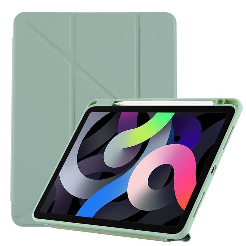 DGG 抹茶色 Transparent Clear Back iPad Case for iPad Pro 11 / iPad Air with Pencil Holder - Image 1