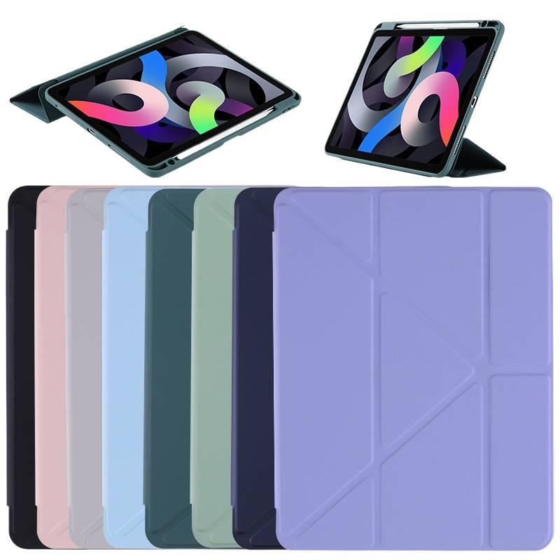 DGG 抹茶色 Transparent Clear Back iPad Case for iPad Pro 11 / iPad Air with Pencil Holder - Image 2