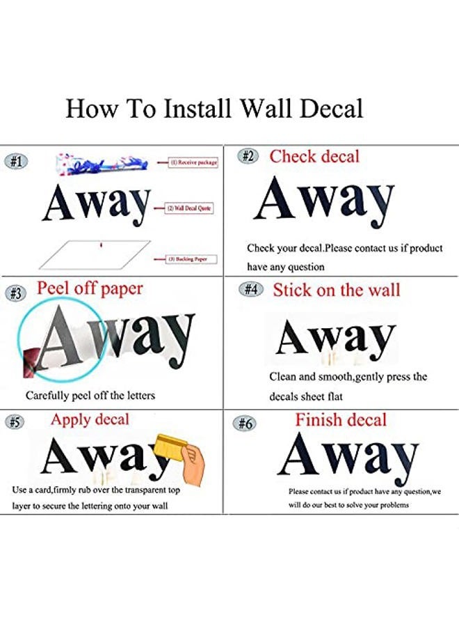 ADECNS Wash Away Your Troubles with Some Bubbles Wall Sticker Removable Peel Wall Decal Home Decor Art Murals - Image 5