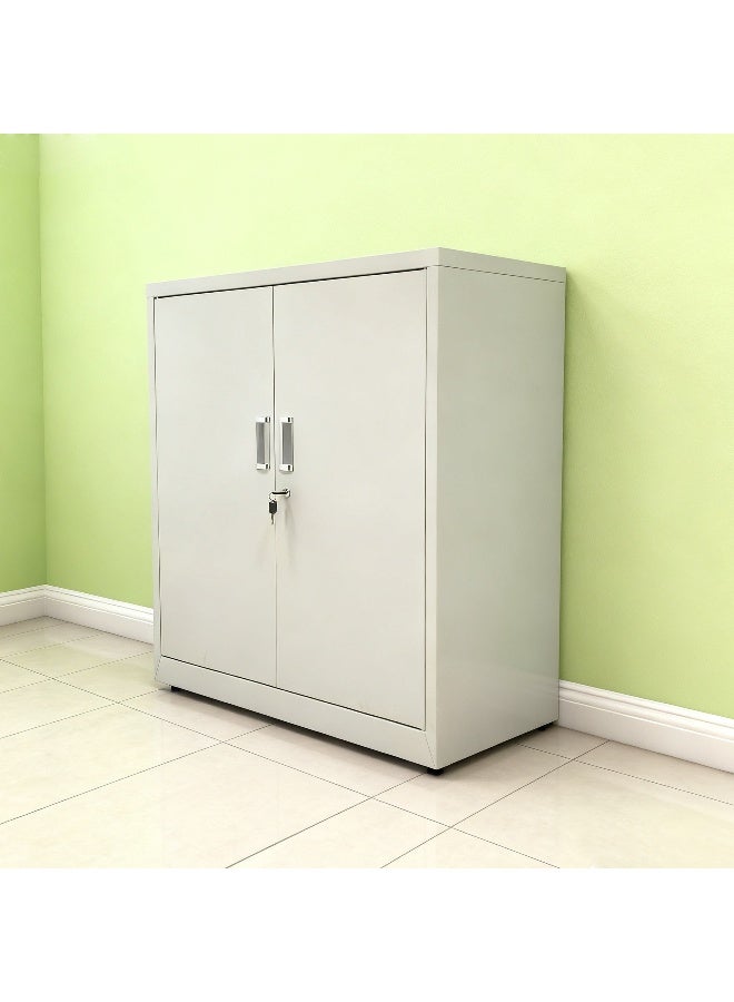 Home Box خزانة تخزين معدنية ذات بابين للمنزل - Image 1