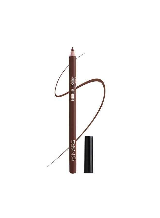 Mars MARS Matte Liner | One Swipe Smooth Application | Long Lasting Lip Pencil | (1.4gm) (14-Choco Butter) (Satin) - Image 1