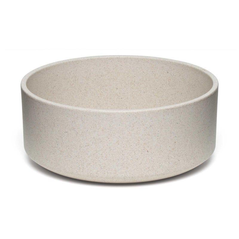 Loving Pets - Dolce Bamboo - Eco-Friendly Pet Bowls & Dishes for Dog, Cats, Puppy Food and Water Dish -Sustainable and Dishwasher Safe, Made with Real Bamboo (Medium, Oat-Beige) - Image 1