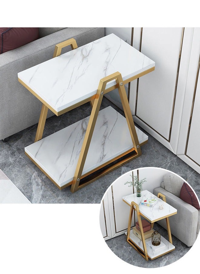 fashionhome طاولة جانبية صغيرة بتصميم عصري لغرفة المعيشة 48 x 24 x 56 سم - Image 5