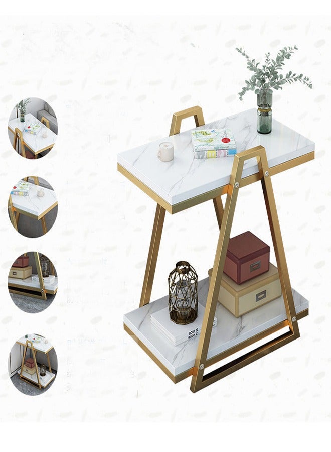 fashionhome طاولة جانبية صغيرة بتصميم عصري لغرفة المعيشة 48 x 24 x 56 سم - Image 3