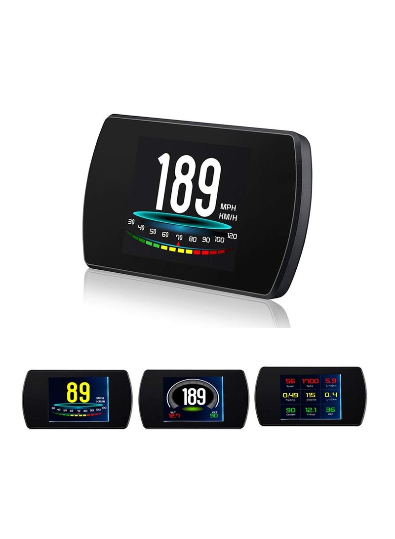 HUD 5.8-Inch TFT OBD2 Heads-Up Display Digital Speed Projector for Car — Supports Arabic Language - Image 1