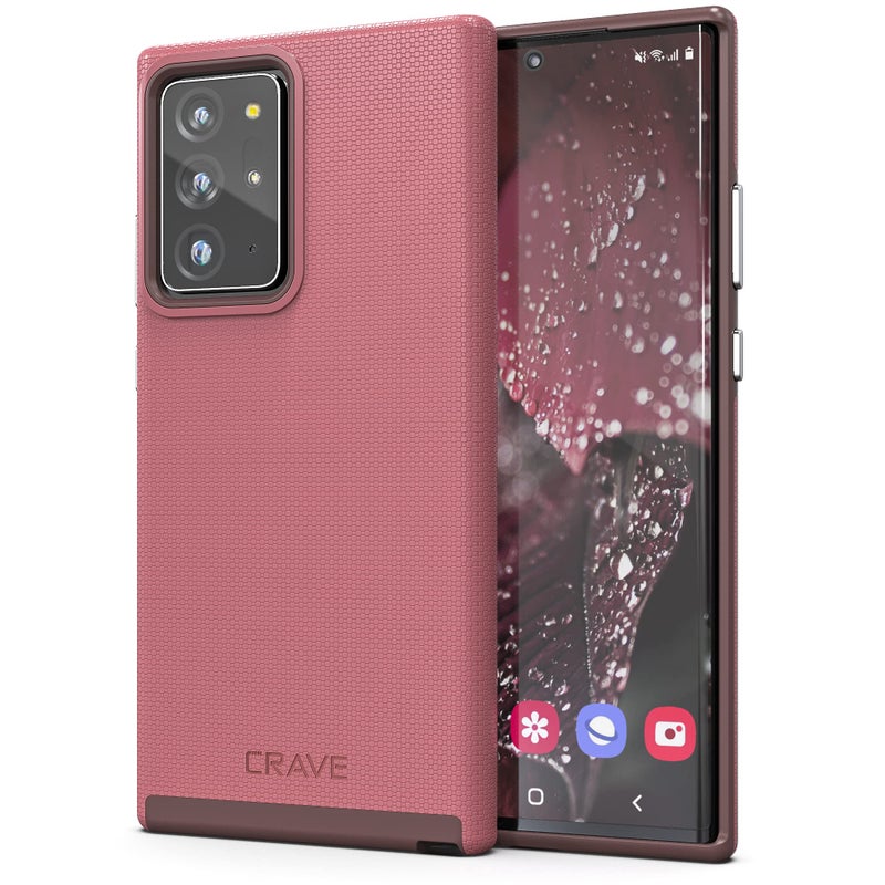 Crave Dual Guard for Galaxy Note 20 Ultra Case, Shockproof Protection Dual Layer Case for Samsung Galaxy Note 20 Ultra - Berry - Image 1