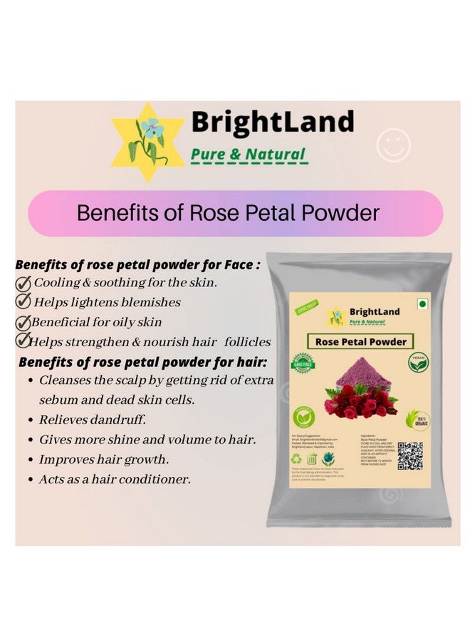 Brightland Kasturi Turmeric(haldi), Orange peel, Rose(Rosa indica) & Lemon Peel Powder (50gm*4= 200gm) - Image 4