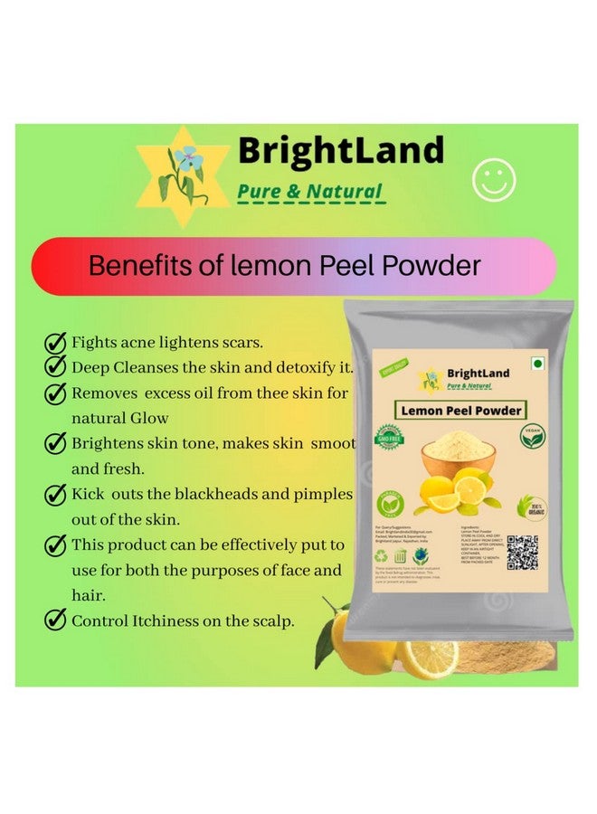 Brightland Kasturi Turmeric(haldi), Orange peel, Rose(Rosa indica) & Lemon Peel Powder (50gm*4= 200gm) - Image 5