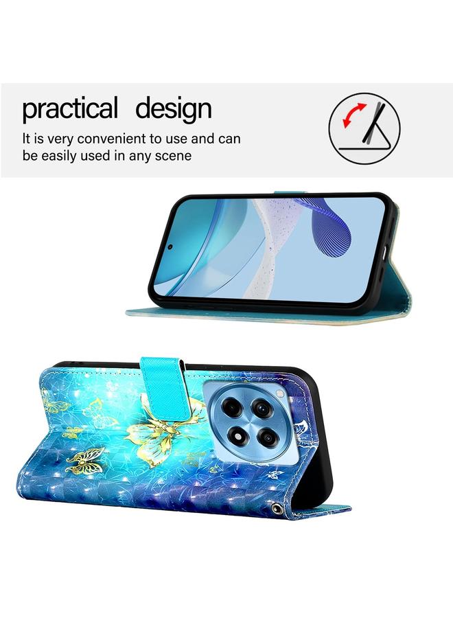 S-TOP Case For OnePlus 12R Global 3D Painting Horizontal Flip Leather Phone Case - Image 3