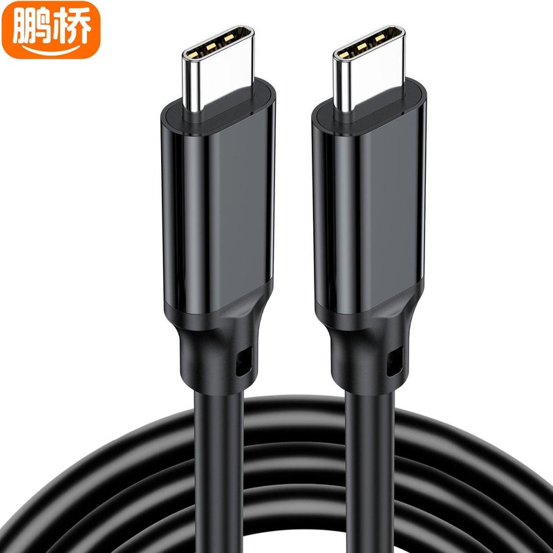 كابل USB4 لأجهزة الكمبيوتر المحمولة المخصصة للألعاب ومحطات العمل المكتبية، يدعم وضع DisplayPort البديل بدقة 8K، ونقل البيانات بسرعة 40 جيجابت في الثانية، وتوصيل الطاقة بقدرة 240 واط، ومُغلف بنسيج نايلون مضفر. - Image 4