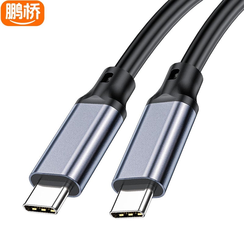 كابل USB4 لأجهزة الكمبيوتر المحمولة المخصصة للألعاب ومحطات العمل المكتبية، يدعم وضع DisplayPort البديل بدقة 8K، ونقل البيانات بسرعة 40 جيجابت في الثانية، وتوصيل الطاقة بقدرة 240 واط، ومُغلف بنسيج نايلون مضفر. - Image 3
