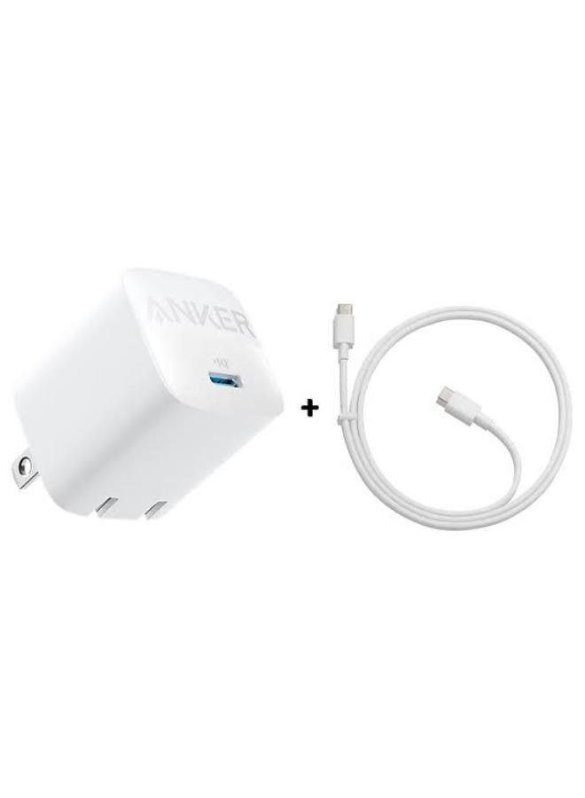 Anker 30W USB C Plug, Anker Zolo Compact GAN Charger - Improved Temperature Control, Small Design and Charge 3X Faster with 100 w c-c cable, Compatible with iPhone, iPad, Samsung - Image 2