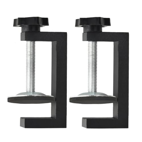 Serplex® 2Pcs Woodwork C Clamps - Carbon Steel, Wooden Panel Holder, DIY Craft, Metalworking, Drilling, Punching, Drawer Door Installation - Image 1