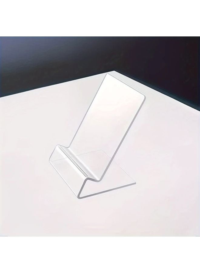 Transparent Acrylic Phone Stand Multi Angle Desktop Holder Universal Compatibility - Image 5