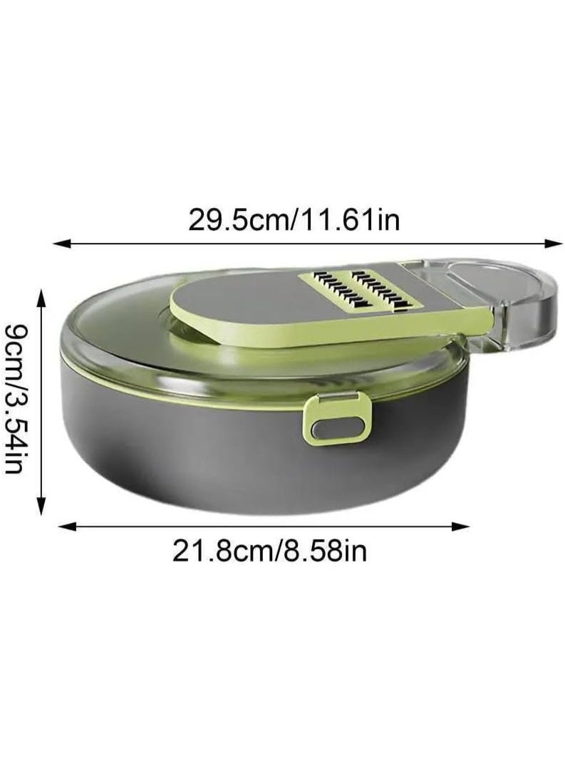 9-in-1 multifunctional vegetable and slice cutter with 8 interchangeable blades to facilitate professional kitchen tasks - Image 4