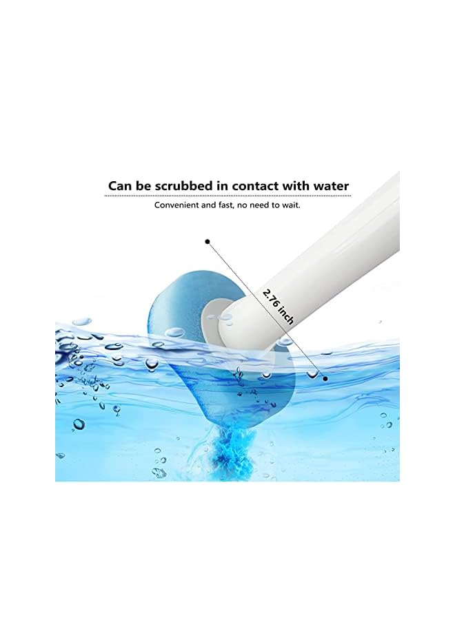 PROMASS Disposable Toilet Bowl Cleaning Brush with 24 Refills Dissolving Wands Replacement Sponge Brush Heads, Toilet Bowl Cleaner Wands for Bathroom Cleaning - Image 5