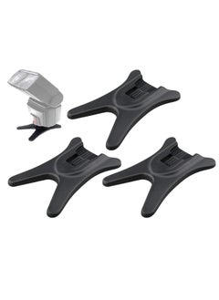 Y&D 3PCS Camera Flash Stand Speedlight Hot Shoe Mount Stand, with 1/4" Metal Tripod Thread for Speedlite Canon Nikon Sigma Pentax Olympus Panasonic Metz Nissin Yongnuo  - Image 1