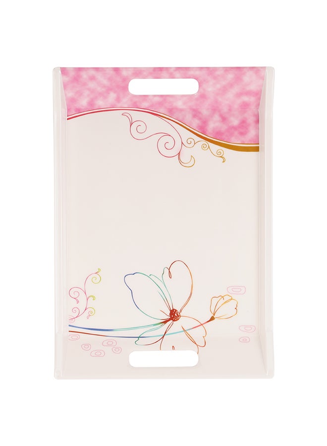 Royalford Melamine Tray Assorted Desgin 38.5X27.3X1.6cm - Image 2