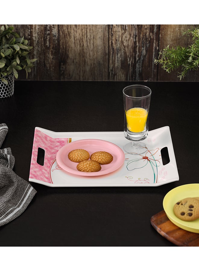 Royalford Melamine Tray Assorted Desgin 38.5X27.3X1.6cm - Image 3