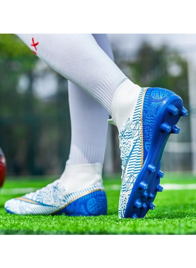 general High Top Soccer Boots Men's and Women's Soccer Boots - Boys Artificial Turf Spike Soccer Boots - Outdoor Training High Top Soccer Boots Competition Training Shoes - Image 5