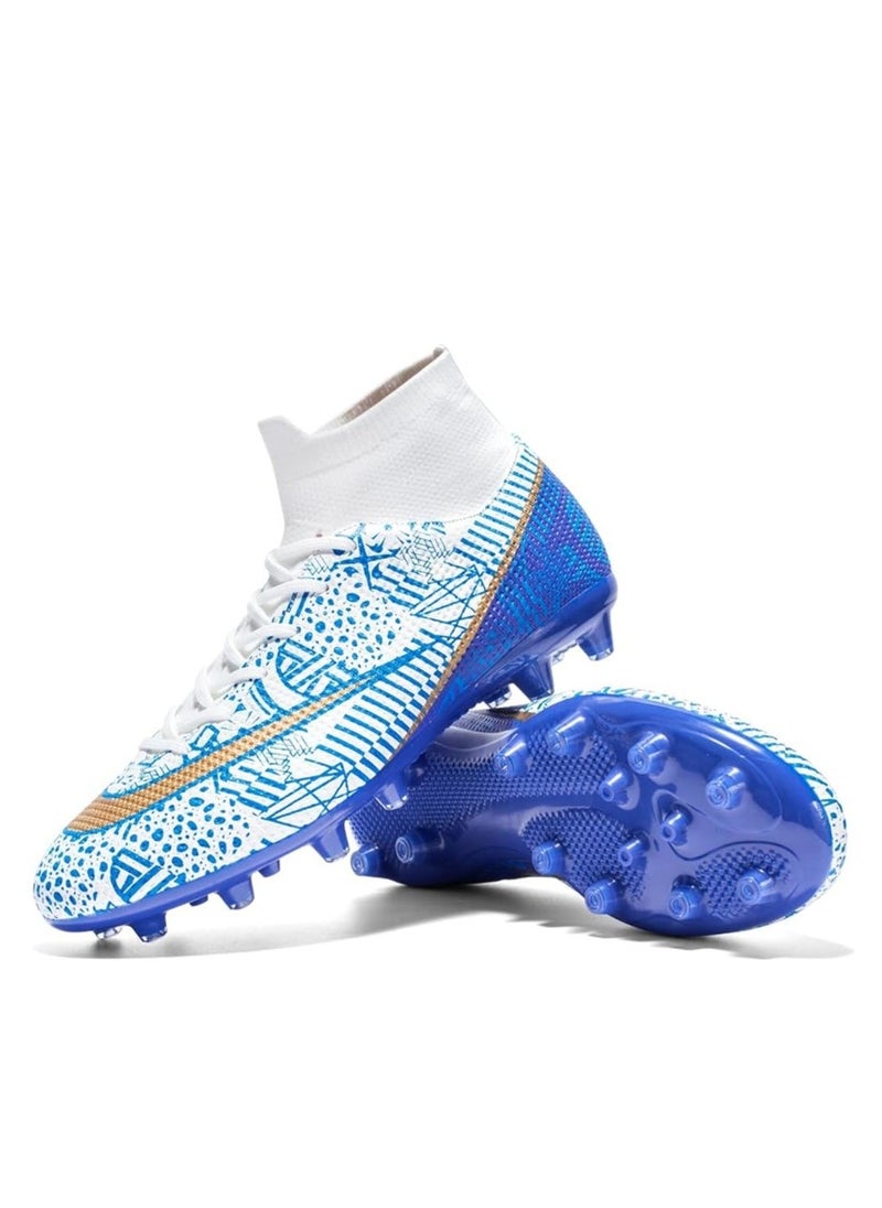 general High Top Soccer Boots Men's and Women's Soccer Boots - Boys Artificial Turf Spike Soccer Boots - Outdoor Training High Top Soccer Boots Competition Training Shoes - Image 2