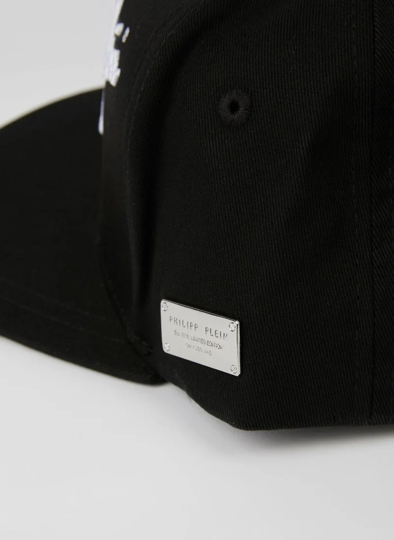 PHILIPP PLEIN  Logo Embroidered Strapback Baseball Cap for Men | Best Price UAE