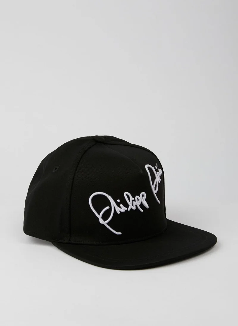 PHILIPP PLEIN Logo Embroidered Strapback Baseball Cap