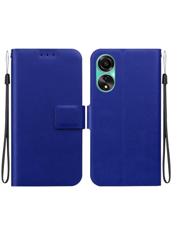 S-TOP Case For OPPO A78 4G Ultra-thin Voltage Magnetic Buckle Leather Phone Case - Image 1