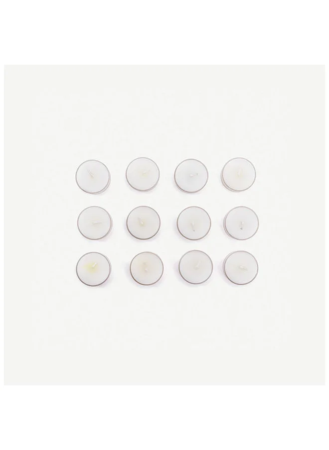 أوه سي هوم Semplice Acrylic Tea Light Candle Set Of 12pcs