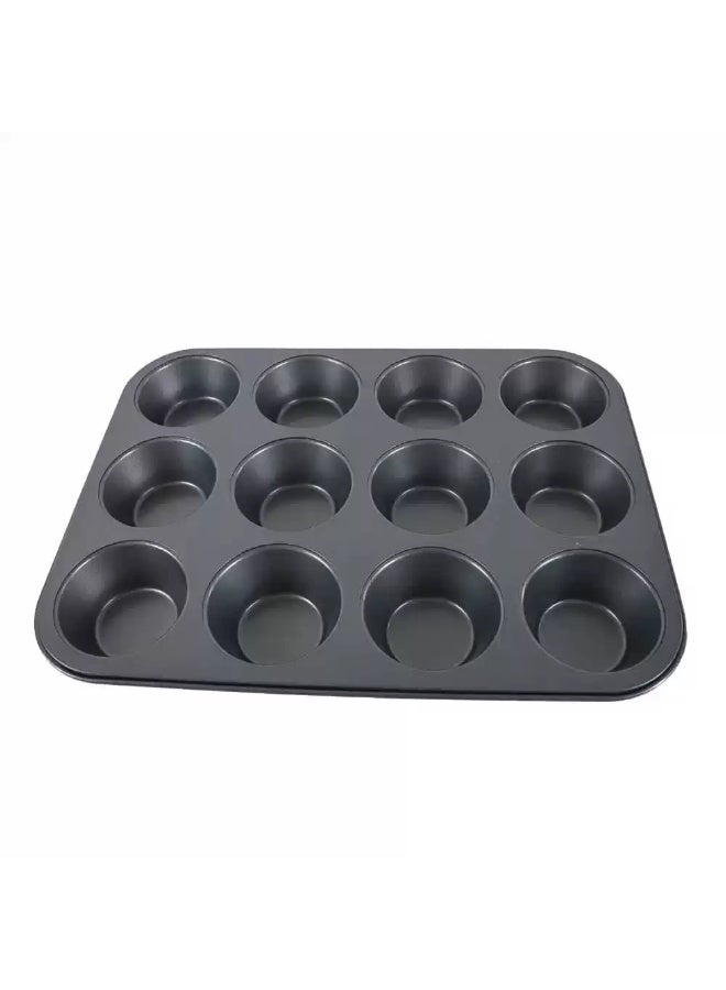 Home Maker AVCI Non-Stick Easy to Clean- 12 Small Cups Muffin Pan - Image 1