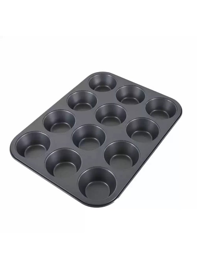 Home Maker AVCI Non-Stick Easy to Clean- 12 Small Cups Muffin Pan - Image 3
