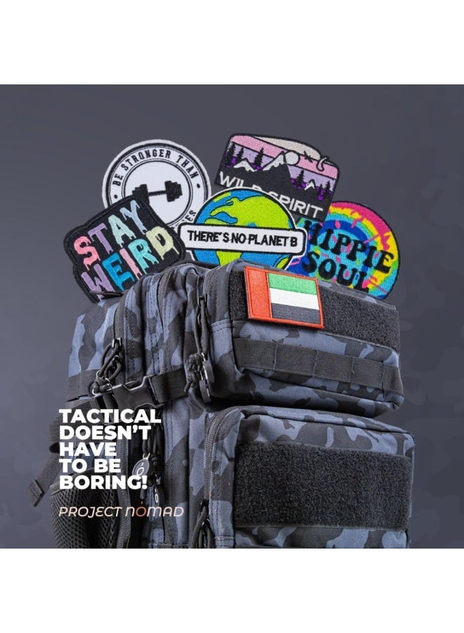 بروجكت نوماد رقعة فيلكرو بخطاف، مجموعة Tacti-Cool الرياضية، تثبيت قوي للحقائب والسترات، إكسسوارات تقنية للأطفال والبالغين، مناسبة لحقيبة المدرسة، مقلمة الأقلام، وحقيبة الجيم، هدية مثالية للرجال والنساء. - Image 3