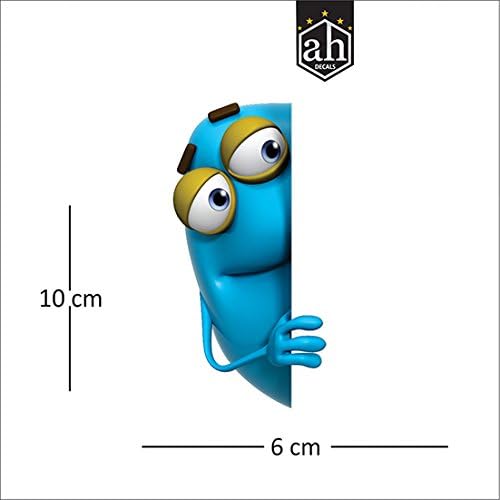 AH Decals Amazing Animated 3D Wall Switch Board Stickers for Living Bed Kids Room | (Set of 5) - Image 5