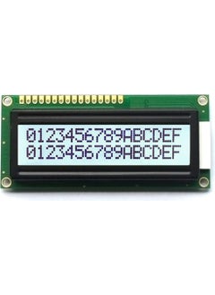 1602 شاشة بيضاء مضاءة LCD