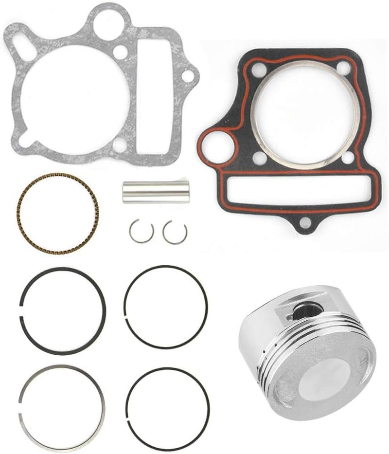 woobles Piston Rings Kit, 125cc 54mm Engine Parts Piston Set Rings Gaskets Fit for Loncin LiFan ATV Go Kart Bike - Image 4