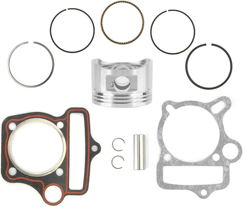woobles Piston Rings Kit, 125cc 54mm Engine Parts Piston Set Rings Gaskets Fit for Loncin LiFan ATV Go Kart Bike - Image 3