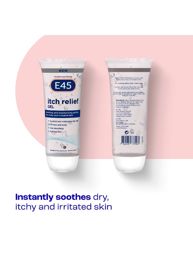 E45 Itch Relief Gel 100ml – Face and body gel for Dry Skinm Itchy Skin and Irritated Skin - Cooling gel to soothe itchy skin - Perfume-Free - Image 2