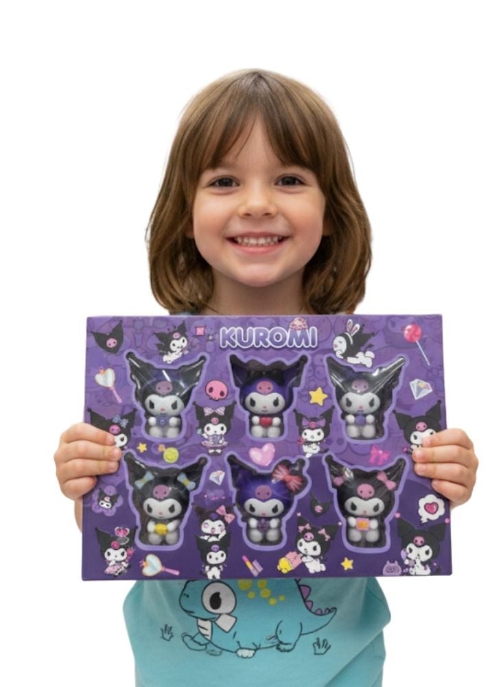 Premium Kuromi Mini Figure Collection Set in Purple Theme – Adorable Display Toys for Girls and Collectors - Image 2