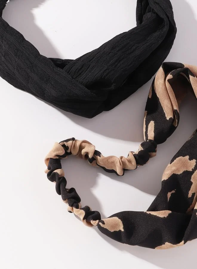 Take Two Take Two Set of 2 - Twist Detail Headband