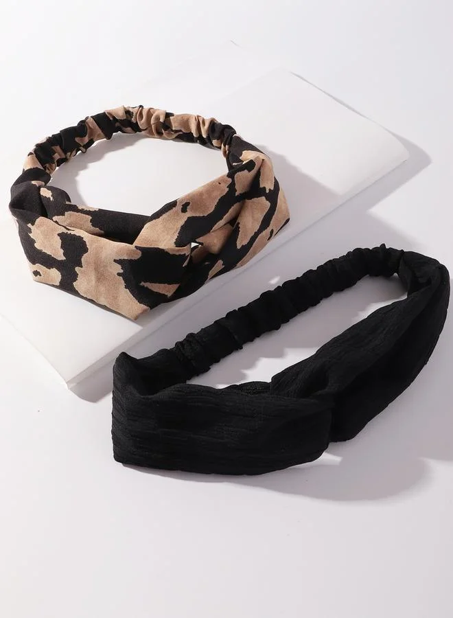 Take Two Take Two Set of 2 - Twist Detail Headband