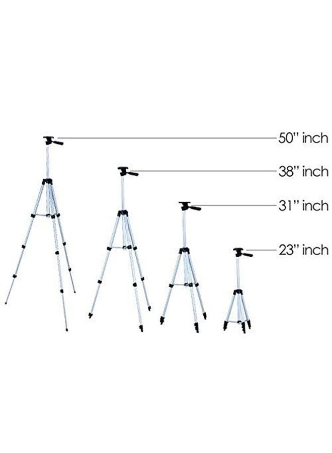 eCostConnection 50" Aluminum Camera Tripod with Built in Bubble Level Indicator for All GoPro HERO Cameras + Tripod Mount & an eCostConnection Microfiber Cloth - Image 5