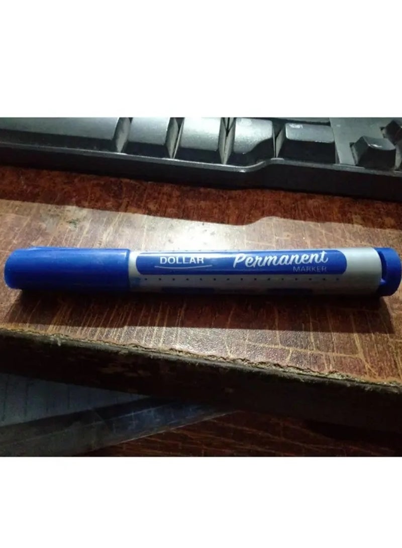 Dollar permanent marker chisel Blue - Image 3
